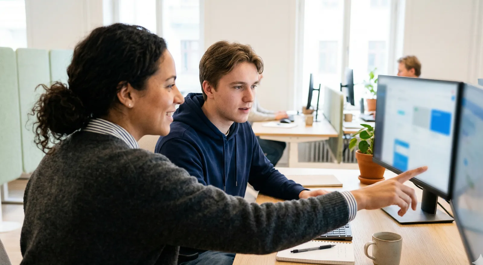 Agent coaching session