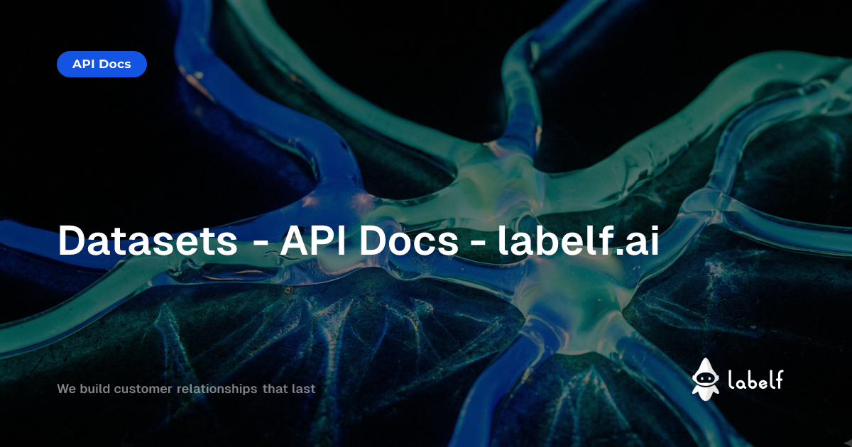 Datasets - API Docs - labelf.ai